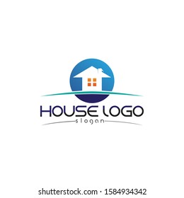 Real estate and home buildings logo icons template