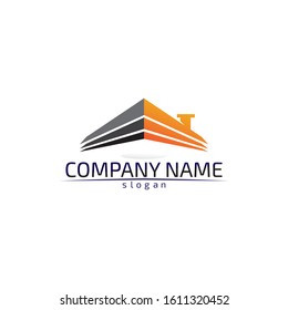 Real estate and home buildings logo icons template