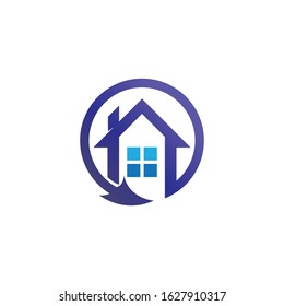 Real estate and home buildings logo icons template