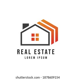 Real estate and home buildings logo template