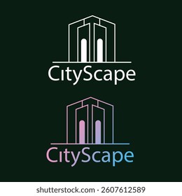 Real estate and home buildings logo icons template design, 	
