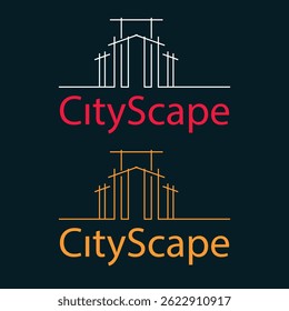 Real estate and home buildings logo icons template design, Real estate and home buildings logo icons template	