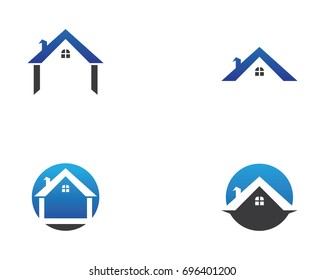 Real estate and home buildings logo icons template
