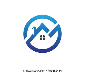 Real estate and home buildings logo icons template
