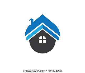 Real estate and home buildings logo icons template
