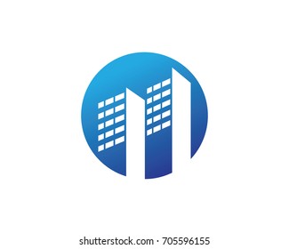 Real estate and home buildings logo icons template

