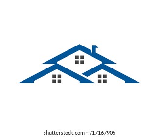 Real estate and home buildings logo icons template
