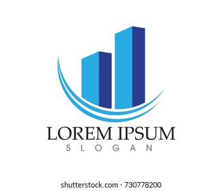 Real estate and home buildings logo icons template
