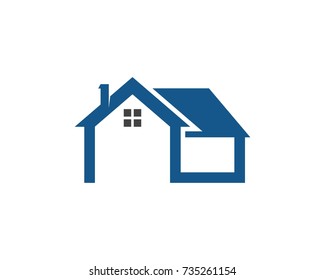Real estate and home buildings logo icons template
