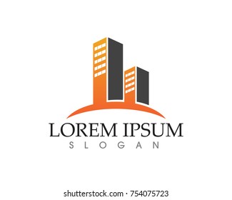 Real estate and home buildings logo icons template
