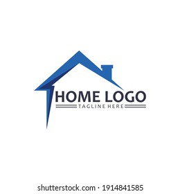 Real estate and home buildings vector logo icons template