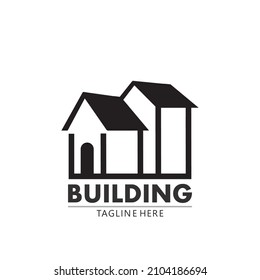Real estate and home buildings vector logo icons template design 