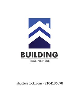 Real estate and home buildings vector logo icons template design 
