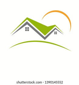 Real Estate home Design vector