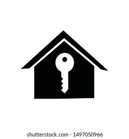 Real estate home design vintage logo vector template