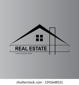 Real estate, home, house icon logo design template vector illustration