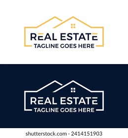 Real estate home house logo icon vector template