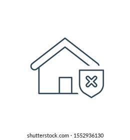 Real estate home, house, rent, property, unsafe, protection