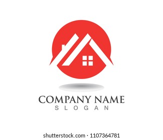 Real estate and home logo