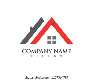 Real estate and home logo