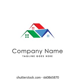 real estate home logo template