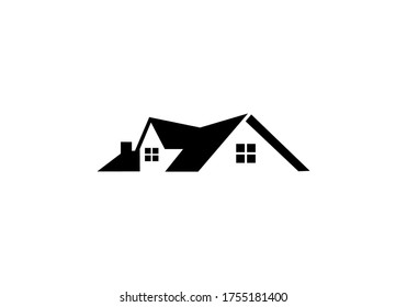 real estate home logo vector