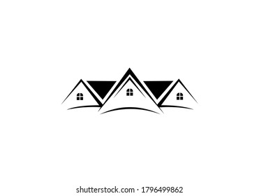 Real Estate Home Logo Vector Stock Vector (Royalty Free) 1796499862 ...