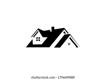 real estate home logo vector