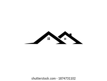 Logo für Immobilien-Vektorgrafik