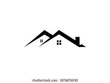 real estate home logo vector