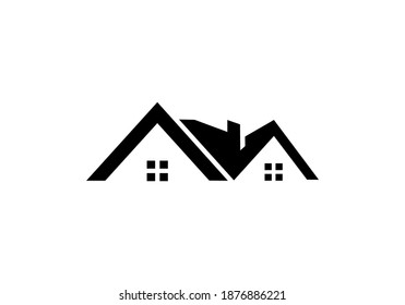 real estate home logo vector