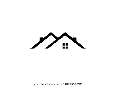 real estate home logo vector