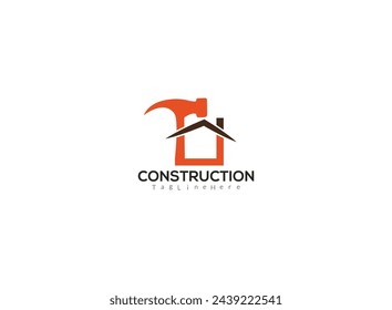 Real estate home logo vector graphic,