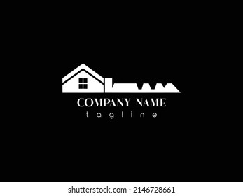 Real estate home property logo design file eps 10