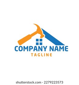 real estate home property repair logo design