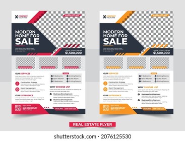 Real estate home sale flyer template. Real Estate Flyer Design very unique design 
