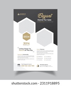 Real Estate Or Home Sale Flyer Template