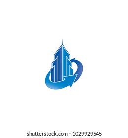 Real estate, home vector logo design concept