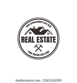 Real estate home vector logo design