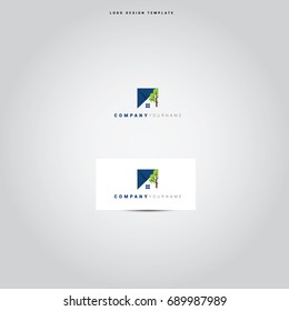 Real Estate and home vector logo design template with abstract concept icon.