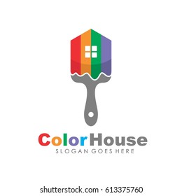 Real estate, house, building and property logo for logotype and template