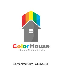 Real estate, house, building and property logo for logotype and template