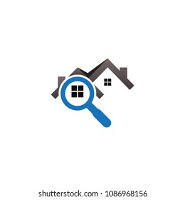 Real estate house finder logo template