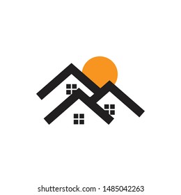 Real estate house graphic design template vector