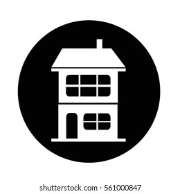 Real estate house icon