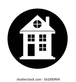 Real estate house icon