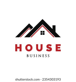 Real Estate or House Icon Logo Design Template