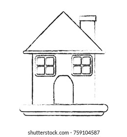 Real estate house icon vector illustration graphic design