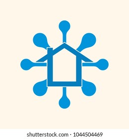 real estate house logo 