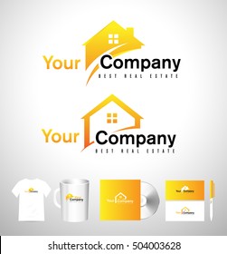 Real Estate House Logo. Creative House Icon. Vector House Estate Logo